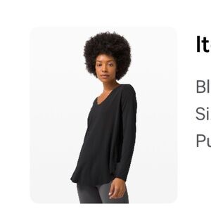 Lululemon Black Long Sleeve Top
